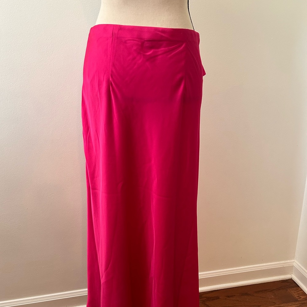 Express Asymmetrical Fuchsia Skirt - Picture 2 of 3